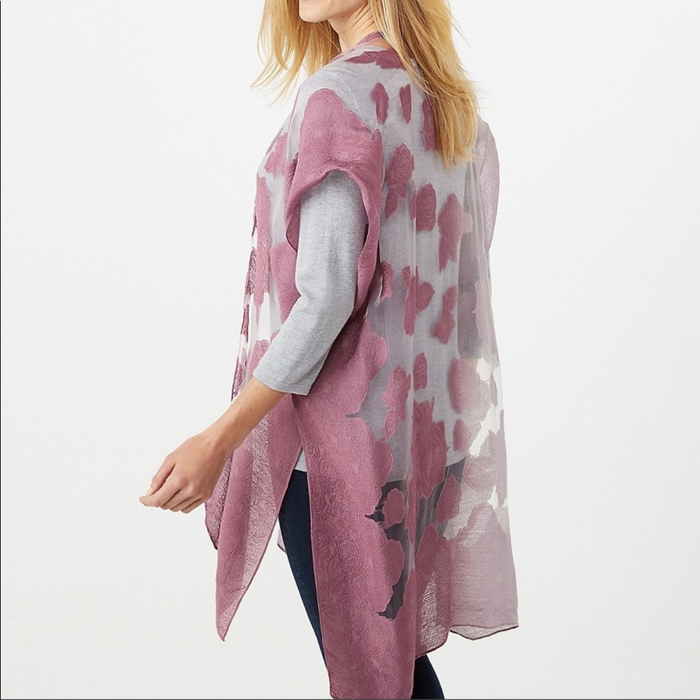 Color Block Kimono - Picture 2 of 2